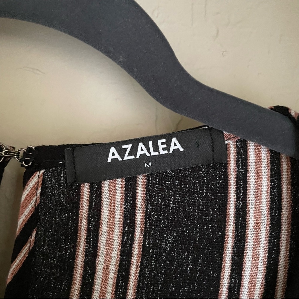 Azalea Stripe Front Tie Romper - Picture 7 of 7